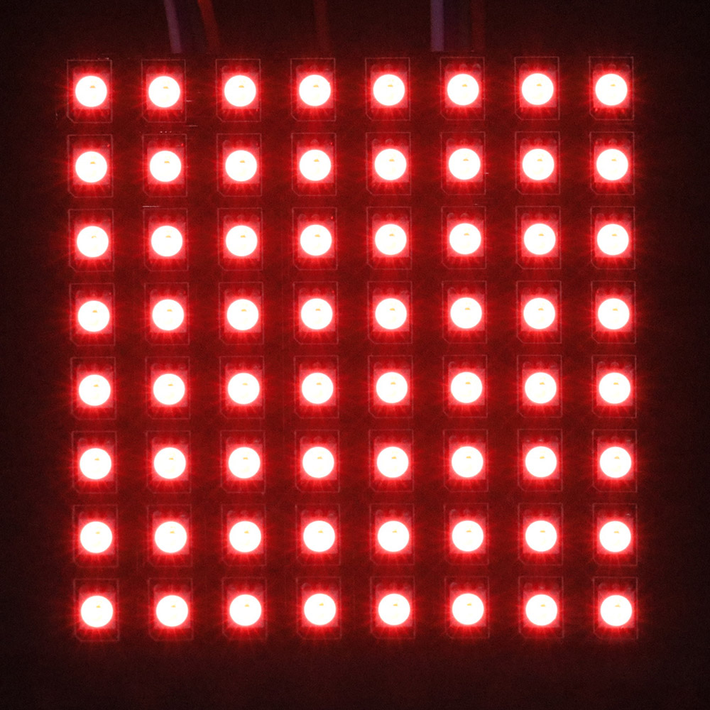Flex 8x8 LED Matrix Display Panel WS2815 RGB Light For Signs Flex 8x8 LED Matrix Display Panel WS2815 RGB Light For Signs