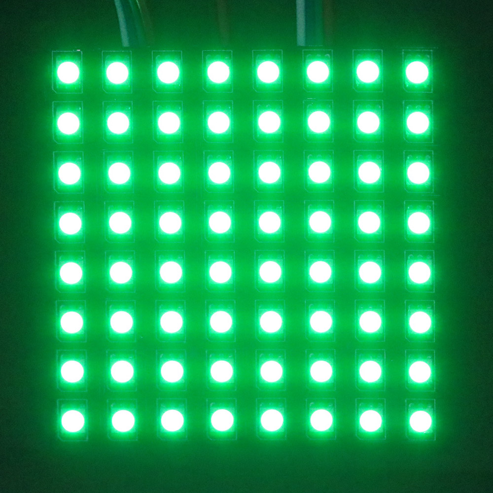 Flex 8x8 LED Matrix Display Panel WS2815 RGB Light For Signs Flex 8x8 LED Matrix Display Panel WS2815 RGB Light For Signs