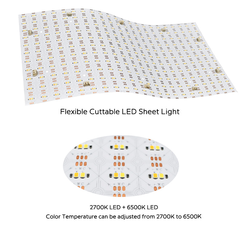 Flexibilní detaily LED listů