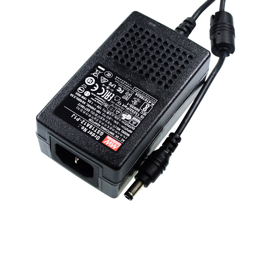 MeanWell DC12V 1.5A 18W GST18A12 AC To DC Spolehlivý zelený průmyslový LED napájecí adaptér MeanWell DC12V 1.5A 18W GST18A12 AC To DC Spolehlivý zelený průmyslový LED napájecí adaptér