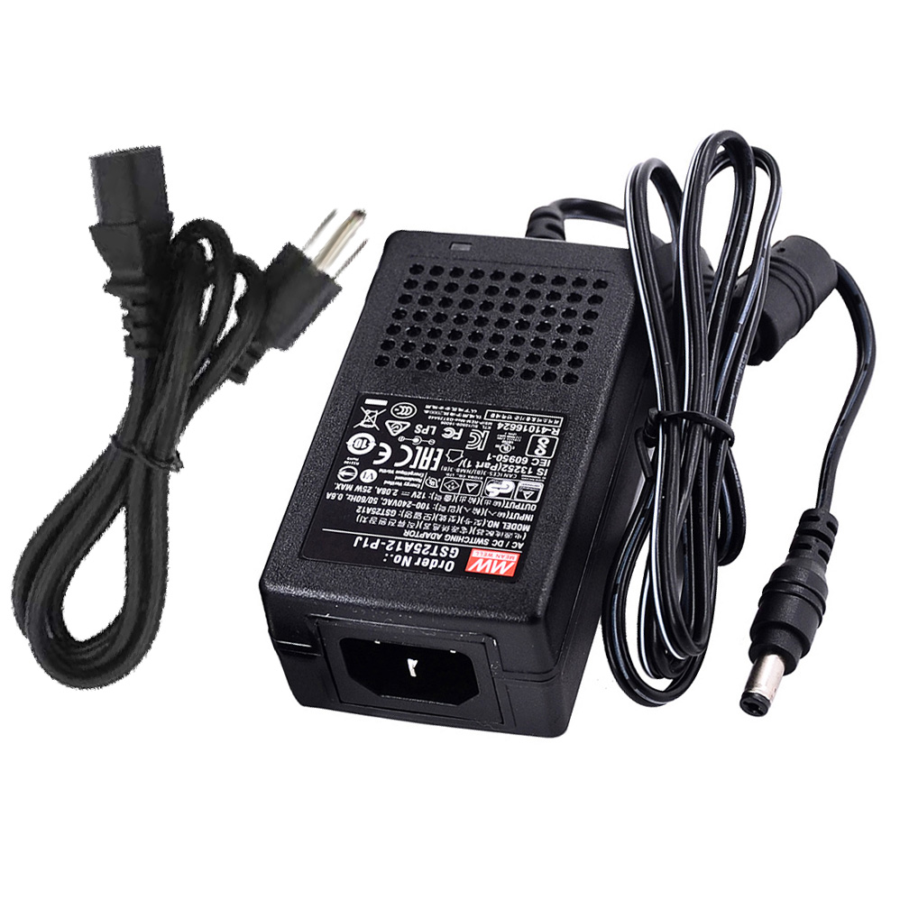 MeanWell DC12V 2.08A 25W GST25A12 AC To DC Spolehlivý zelený průmyslový LED napájecí adaptér
