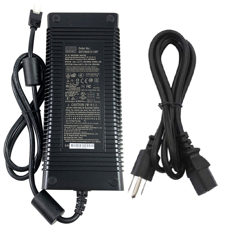 MeanWell DC12V 21A 252W GST280A12 AC To DC Spolehlivý zelený průmyslový LED napájecí adaptér MeanWell DC12V 21A 252W GST280A12 AC To DC Spolehlivý zelený průmyslový LED napájecí adaptér