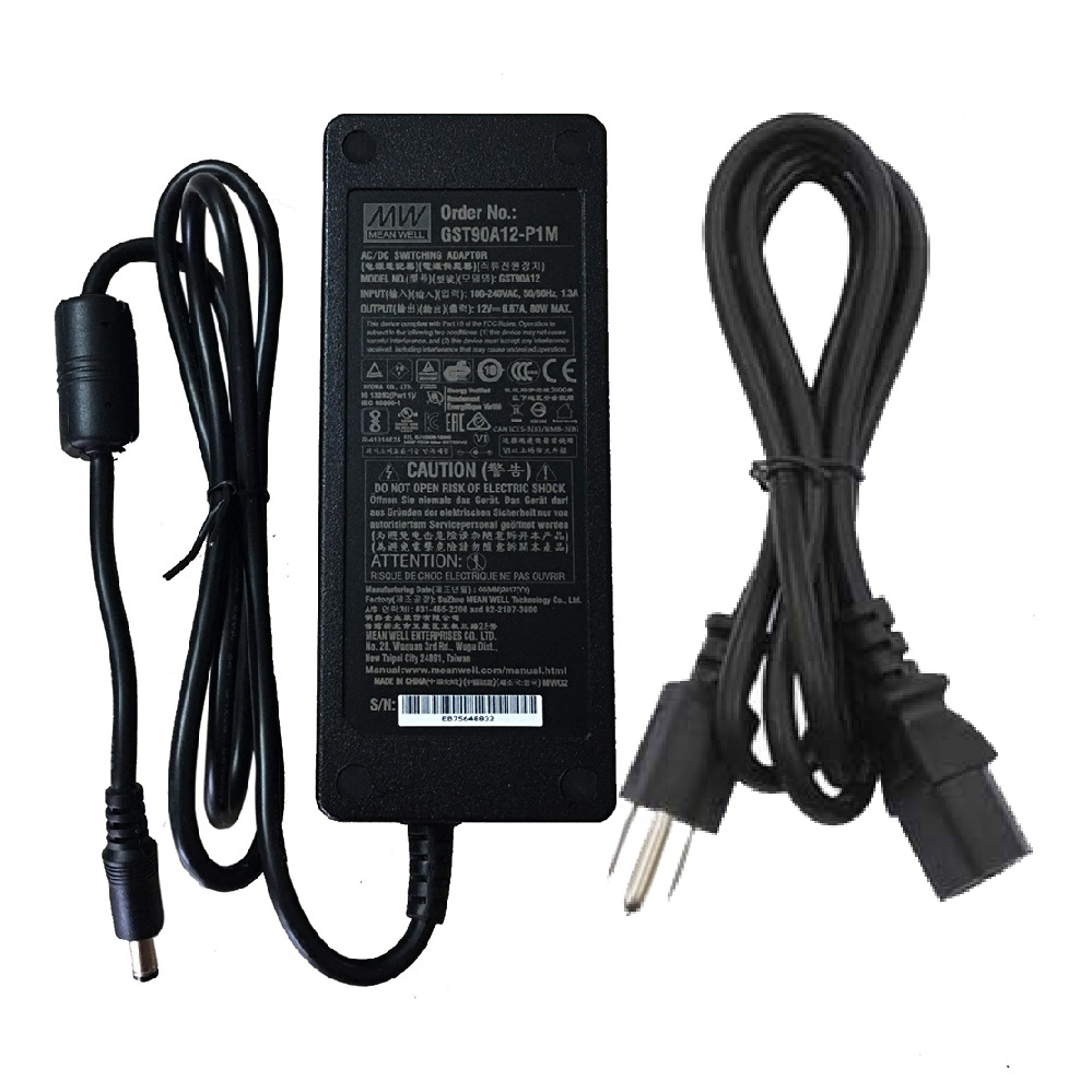 MeanWell DC12V 6.67A 80W GST90A12 AC/DC zuverlässiger grüner industrieller LED-Netzadapter