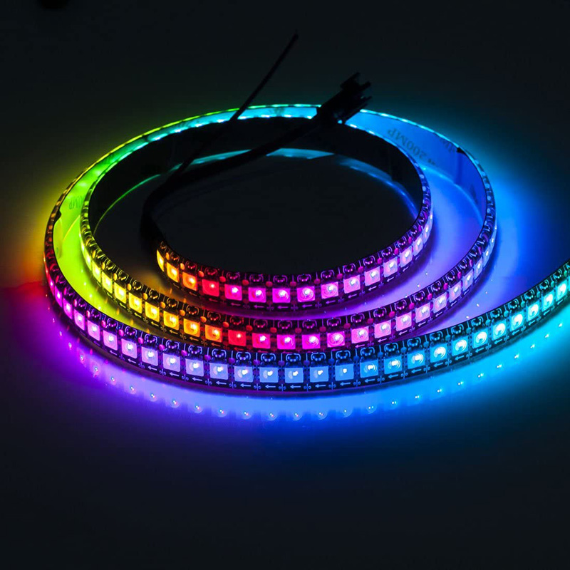 Individuell adressierbare DC5V HD108 Pixel LED RGB Farbwechselnde LED-Streifenlichter Individuell adressierbare DC5V HD108 Pixel LED RGB Farbwechselnde LED-Streifenlichter