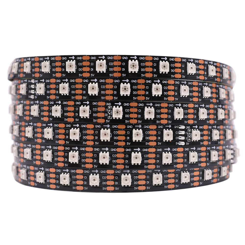 HD108 IC Individuálně adresovatelná LED RGB plně barevně měnící digitální flexibilní DC5V LED pásková světla HD108 IC Individuálně adresovatelná LED RGB plně barevně měnící digitální flexibilní DC5V LED pásková světla