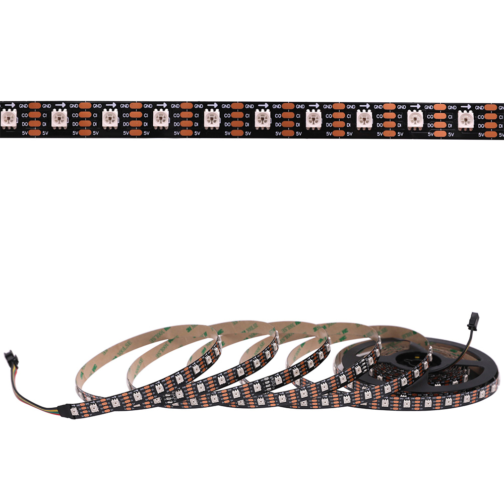 HD108 IC Individuálně adresovatelná LED RGB plně barevně měnící digitální flexibilní DC5V LED pásková světla HD108 IC Individuálně adresovatelná LED RGB plně barevně měnící digitální flexibilní DC5V LED pásková světla