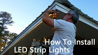 how to install led strip lights