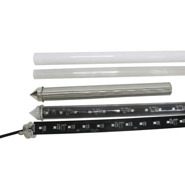 DC12V 360stupňový pohled SPI WS2815 Adresovatelný RGB 60LEDs/m LED trubicové světlo Pixle-6PCS/String DC12V 360stupňový pohled SPI WS2815 Adresovatelný RGB 60LEDs/m LED trubicové světlo Pixle-6PCS/String