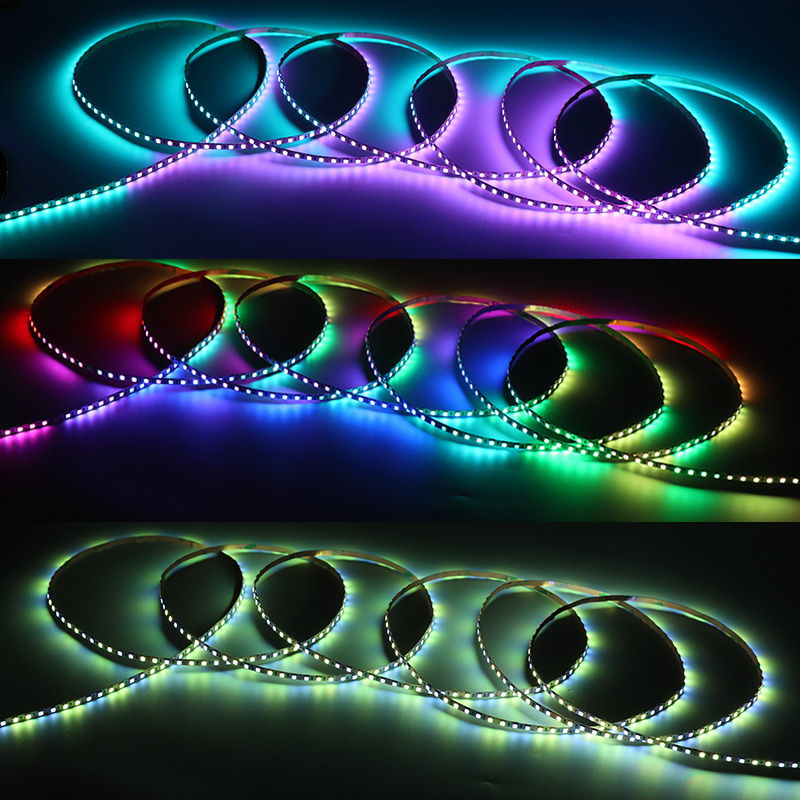 Mini 5mm WS2812 3535 RGB LED pásek Světla Adresovatelný efekt změny barvy