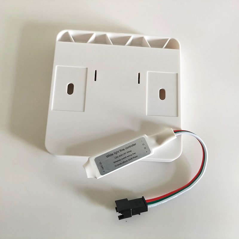 Mini ovladač průtoku vody LED s RF ovládacím panelem Mini ovladač průtoku vody LED s RF ovládacím panelem