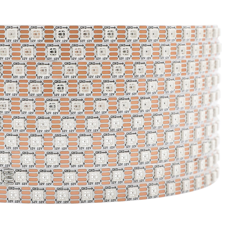 Mini WS2815 3535 6mm RGB individuálně adresovatelné LED páskové světlo Mini WS2815 3535 6mm RGB individuálně adresovatelné LED páskové světlo