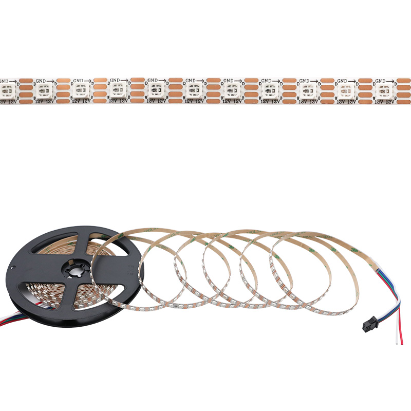 Mini WS2815 3535 6mm RGB individuálně adresovatelné LED páskové světlo Mini WS2815 3535 6mm RGB individuálně adresovatelné LED páskové světlo