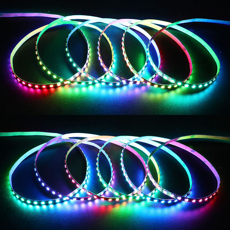 Mini WS2815 3535 6mm RGB individuálně adresovatelné LED páskové světlo Mini WS2815 3535 6mm RGB individuálně adresovatelné LED páskové světlo