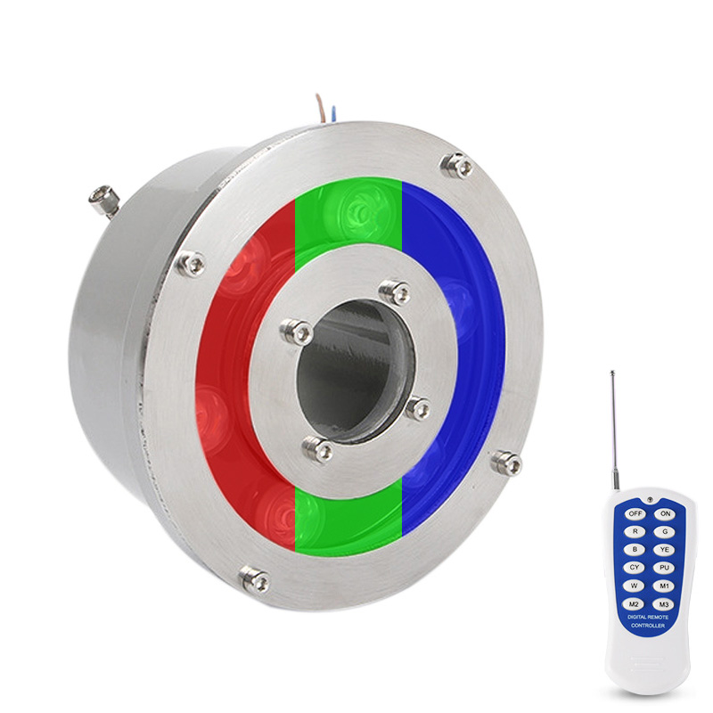 AC24V Kabelloses RGB-LED-Brunnenringlicht mit mehreren Farbwechseln, 6 W bis 24 W