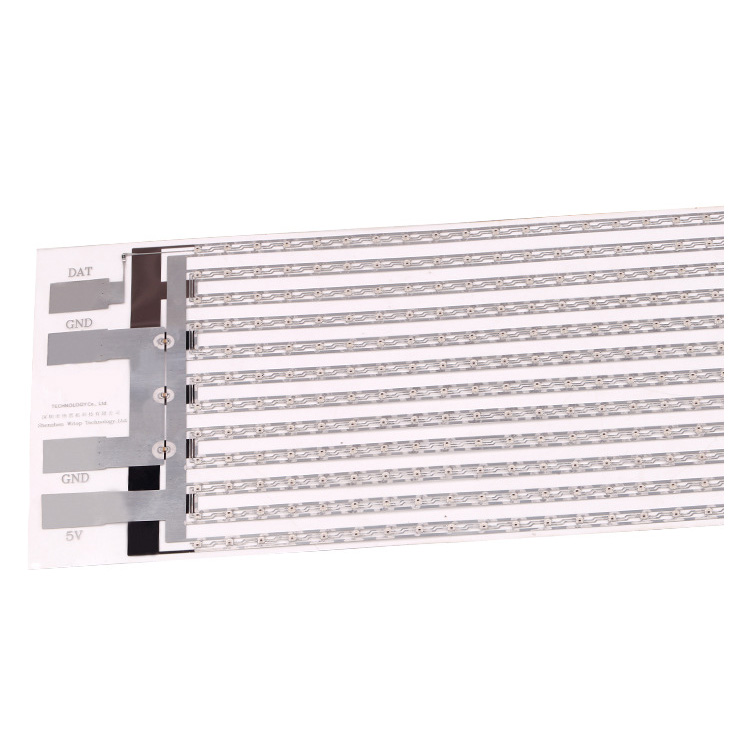 DC5V WS2812B/SK6812 600/900 LED plně barevné digitální adresovatelné flexibilní panel RGB flexibilní průhledná obrazovka