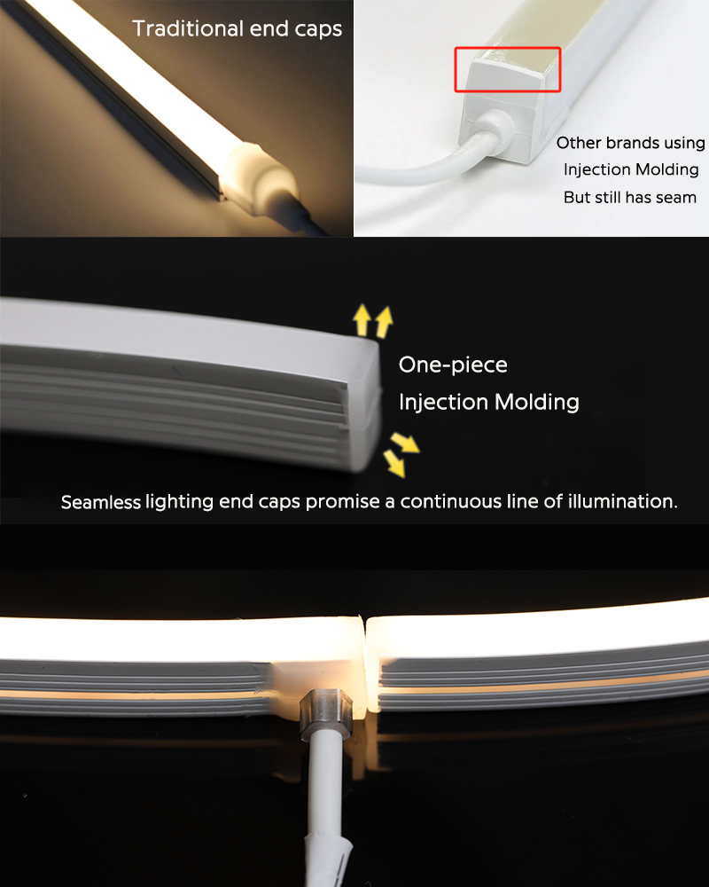 Neon Strip Lights Connection Details