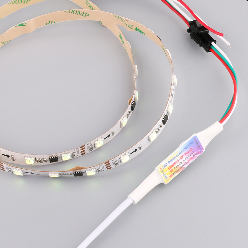 DC5~24V Mini Touch Remote Barevný LED ovladač Dream pro WS2811 WS2812B Adresovatelná LED pásková světla DC5~24V Mini Touch Remote Barevný LED ovladač Dream pro WS2811 WS2812B Adresovatelná LED pásková světla