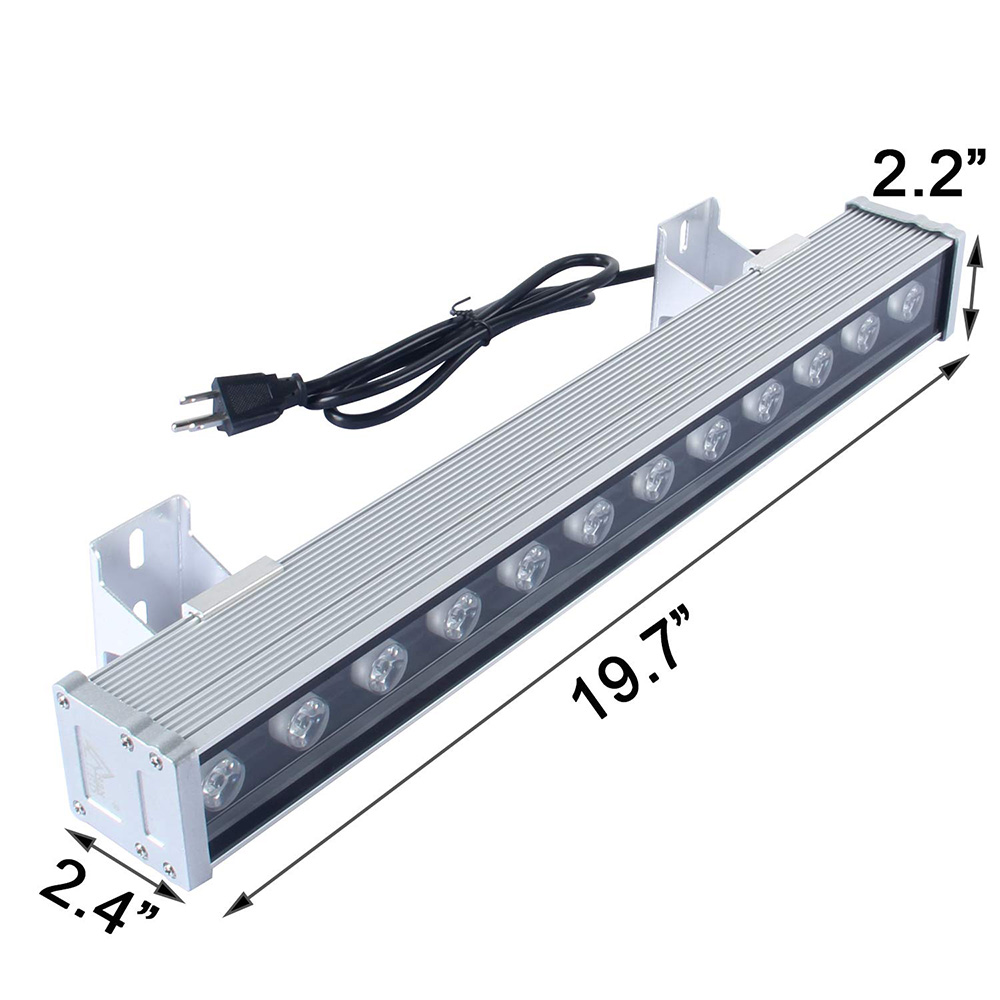 RF dálkové RGB LED lineární nástěnná světla měnící barvu RF dálkové RGB LED lineární nástěnná světla měnící barvu