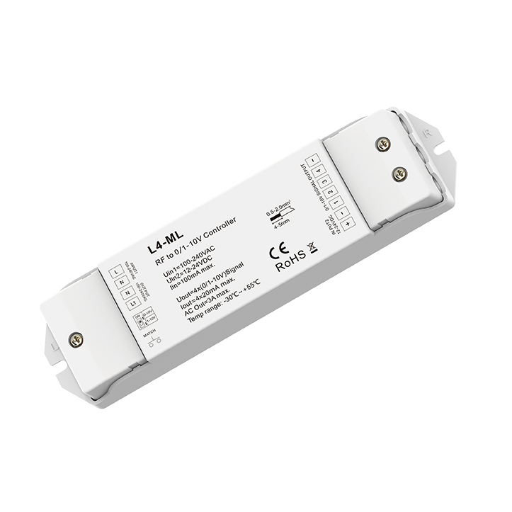 HF-zu-4-Kanal-0/1-10-V-Dimmer L4-ML HF-zu-4-Kanal-0/1-10-V-Dimmer L4-ML