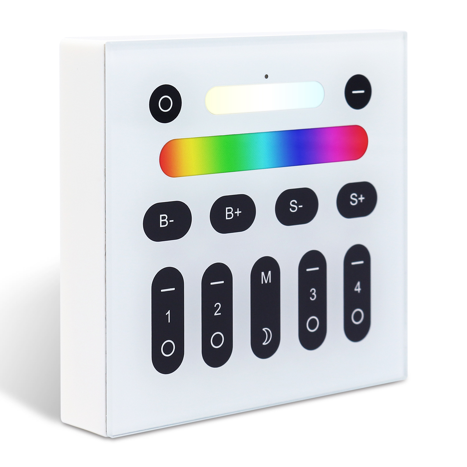 DC3V 4 Zonen RGB+CCT Touch Wall Panel RF-Fernbedienung für RGBWW Zigbee LED-Leuchten und Controller DC3V 4 Zonen RGB+CCT Touch Wall Panel RF-Fernbedienung für RGBWW Zigbee LED-Leuchten und Controller