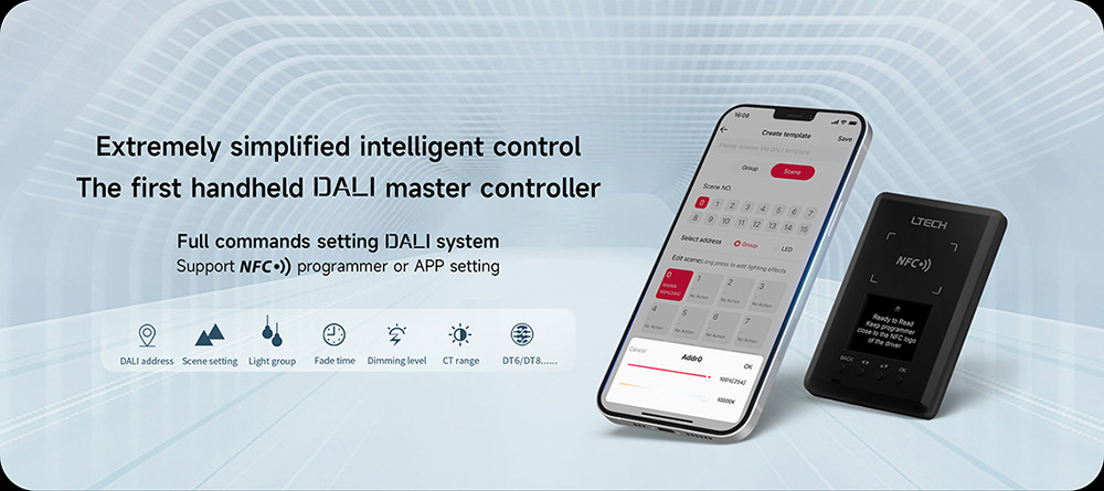 SE-40-300-1050-W1D 40W 300-1050mA NFC CC DALI DT6 LED-Treiber