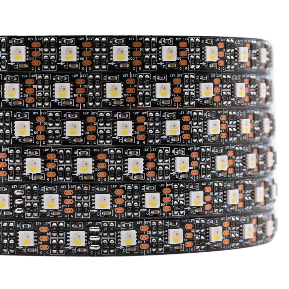 DC12V SK6812 Individuell adressierbares RGBW-LED-Streifenlicht-Schwarzbrett