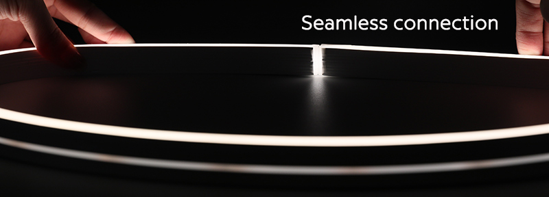 Nahtlose Verbindung von Neon-Seil-LED-Leuchten