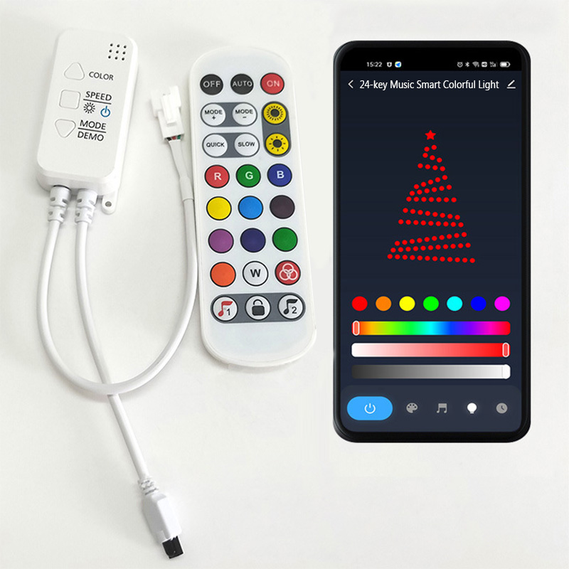 Tuya Smart WiFi Sprachsteuerung IR-Fernbedienung SPI Musik-Controller Tuya Smart WiFi Sprachsteuerung IR-Fernbedienung SPI Musik-Controller