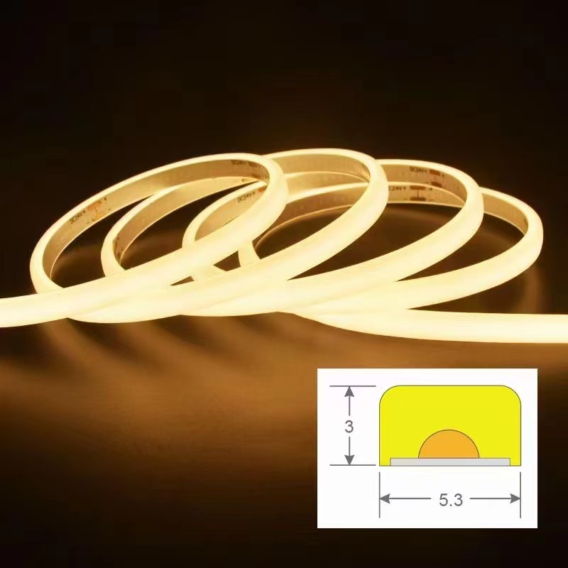 Silikonový COB LED pásek
