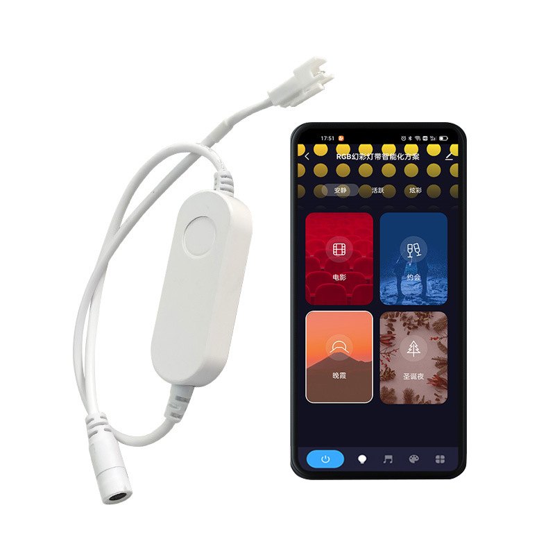 Tuya WiFi Alexa One Key adressierbarer Traumfarben-LED-Controller Tuya WiFi Alexa One Key adressierbarer Traumfarben-LED-Controller