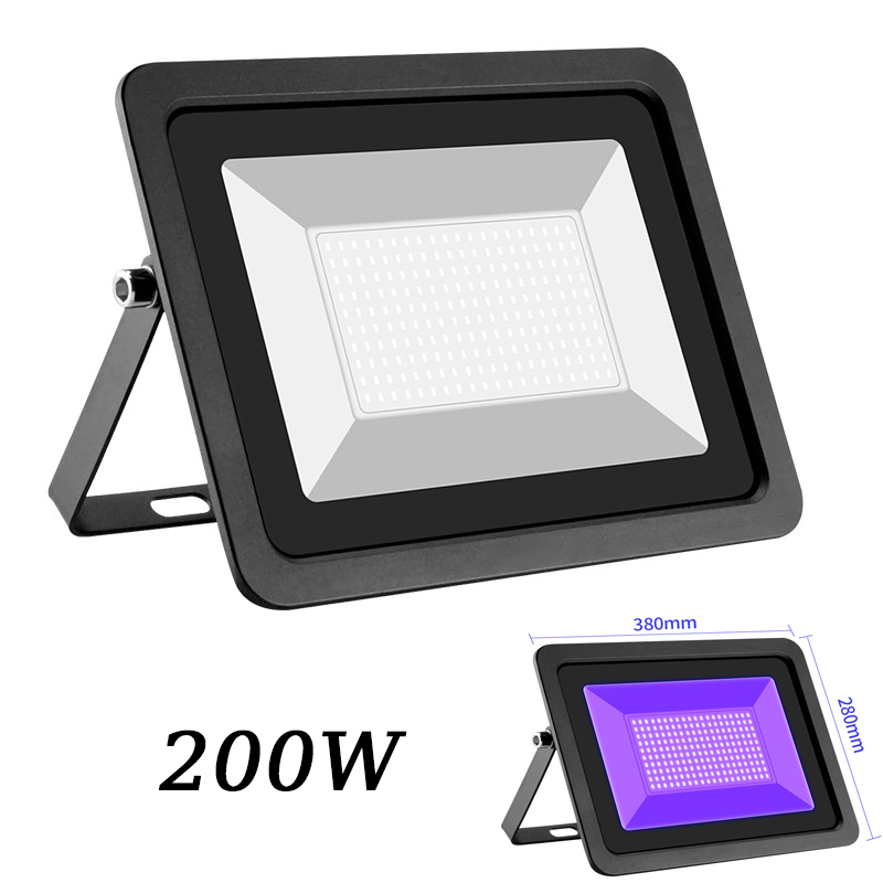 2 Pack 100W LED Black Lights for Glow Party UV Flood Light Blacklight  Fixtures