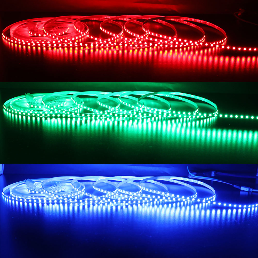 DC12/24V Ultraschmale 5mm RGB-LED-Streifenlichter - Hohe Dichte 120LEDs/m DC12/24V Ultraschmale 5mm RGB-LED-Streifenlichter - Hohe Dichte 120LEDs/m
