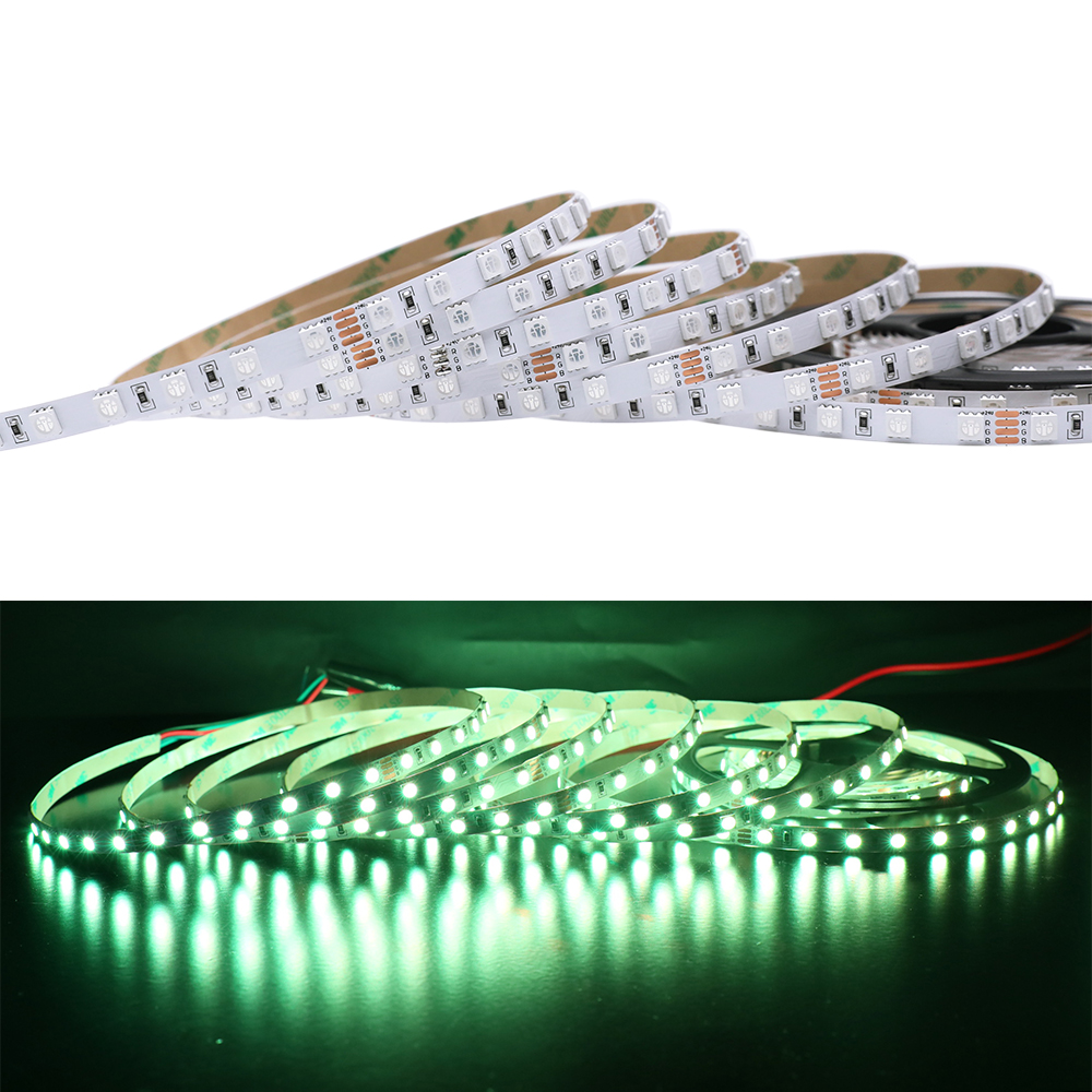 RGB vícebarevné LED světelné pásy – DC24V 8mm 360LEDs 16.4ft RGB vícebarevné LED světelné pásy – DC24V 8mm 360LEDs 16.4ft