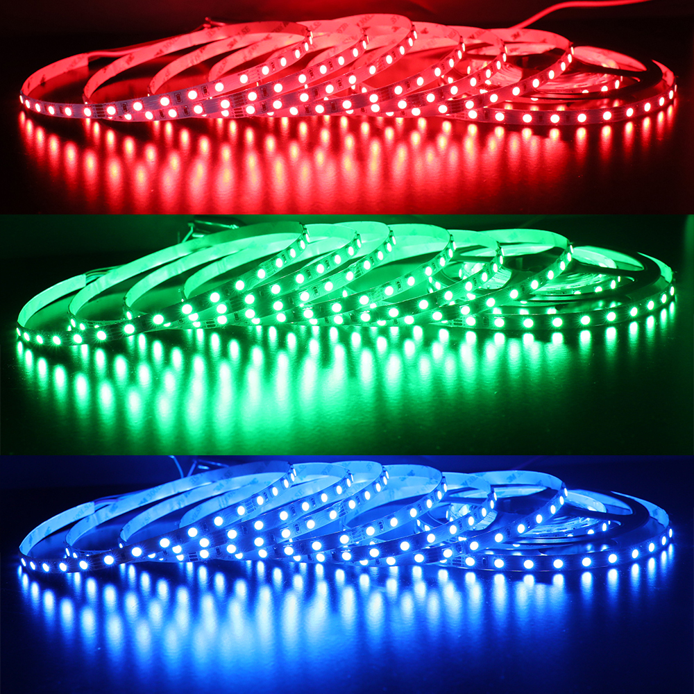 RGB vícebarevné LED světelné pásy – DC24V 8mm 360LEDs 16.4ft RGB vícebarevné LED světelné pásy – DC24V 8mm 360LEDs 16.4ft