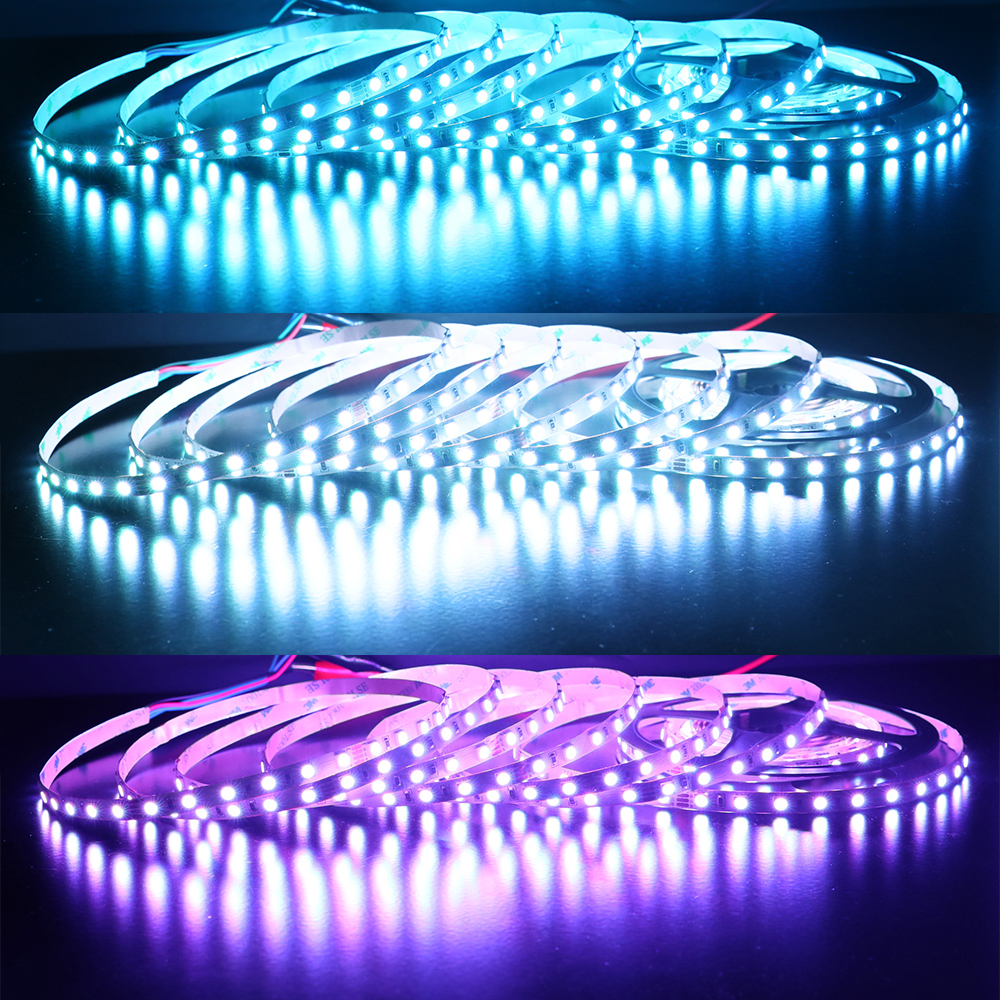RGB vícebarevné LED světelné pásy – DC24V 8mm 360LEDs 16.4ft RGB vícebarevné LED světelné pásy – DC24V 8mm 360LEDs 16.4ft