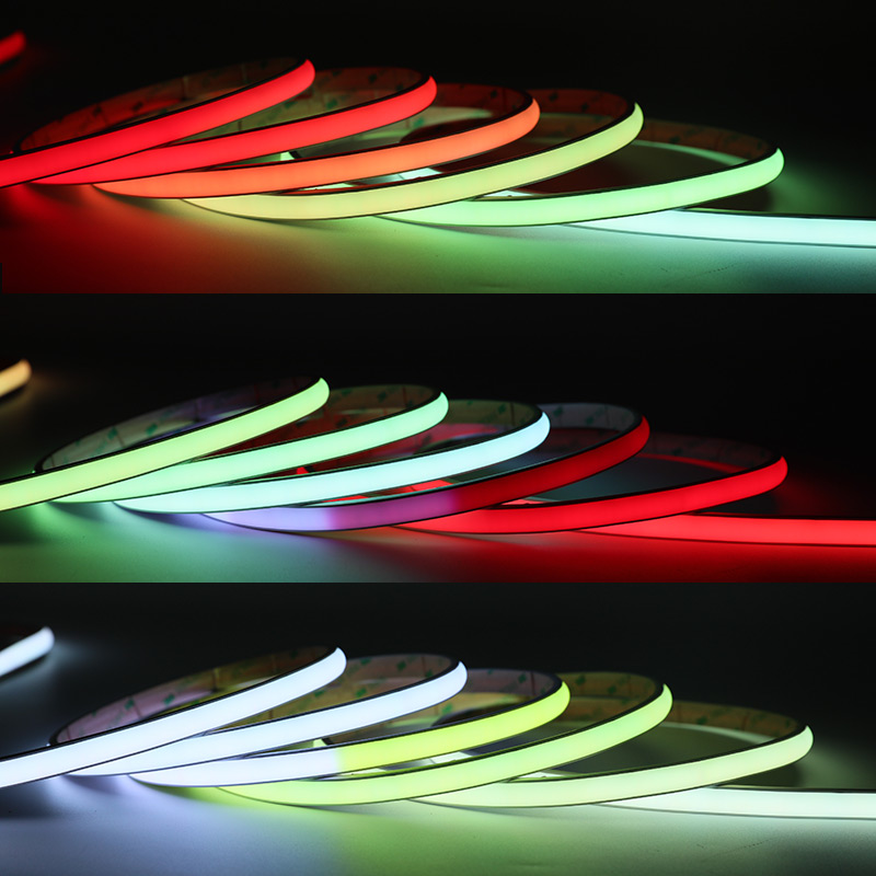 WS2811 RGBIC neonový LED pásek s měnícím se světelným efektem