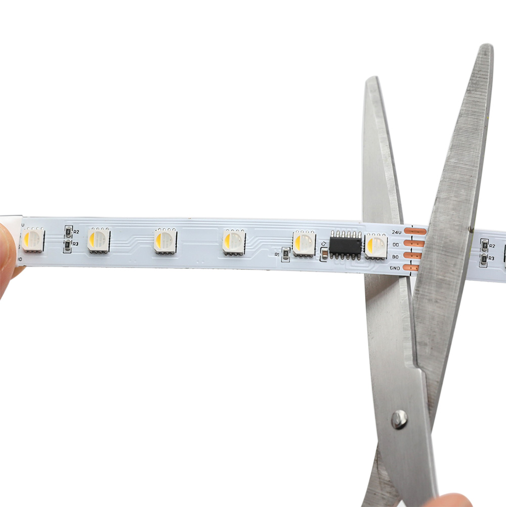 DC12/24V WS2814 Externí IC RGBW 16.4 Ft 300 LED Pokračování bodu zlomu Adresovatelná LED pásková světla DC12/24V WS2814 Externí IC RGBW 16.4 Ft 300 LED Pokračování bodu zlomu Adresovatelná LED pásková světla