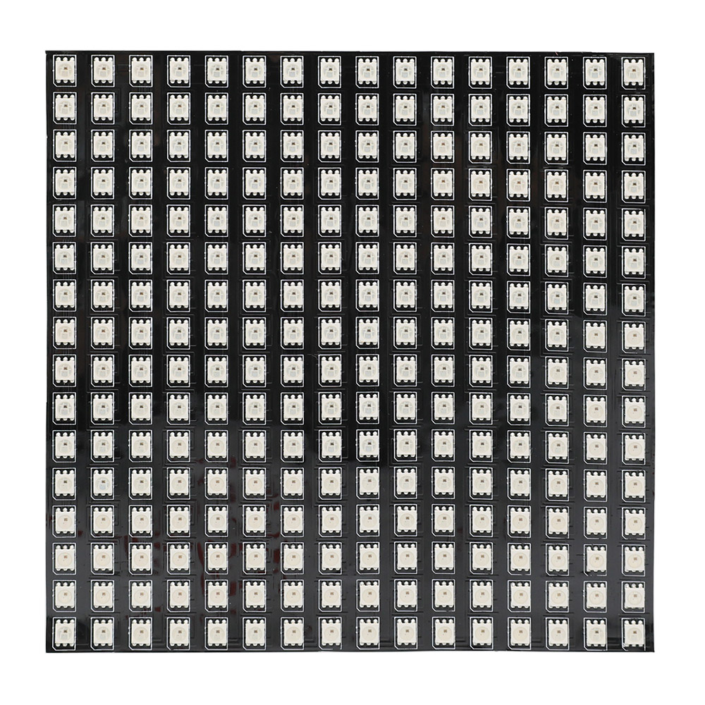 WS2815 12V 16x16 LED Matrix RGB Flexibilní panely LED obrazovky