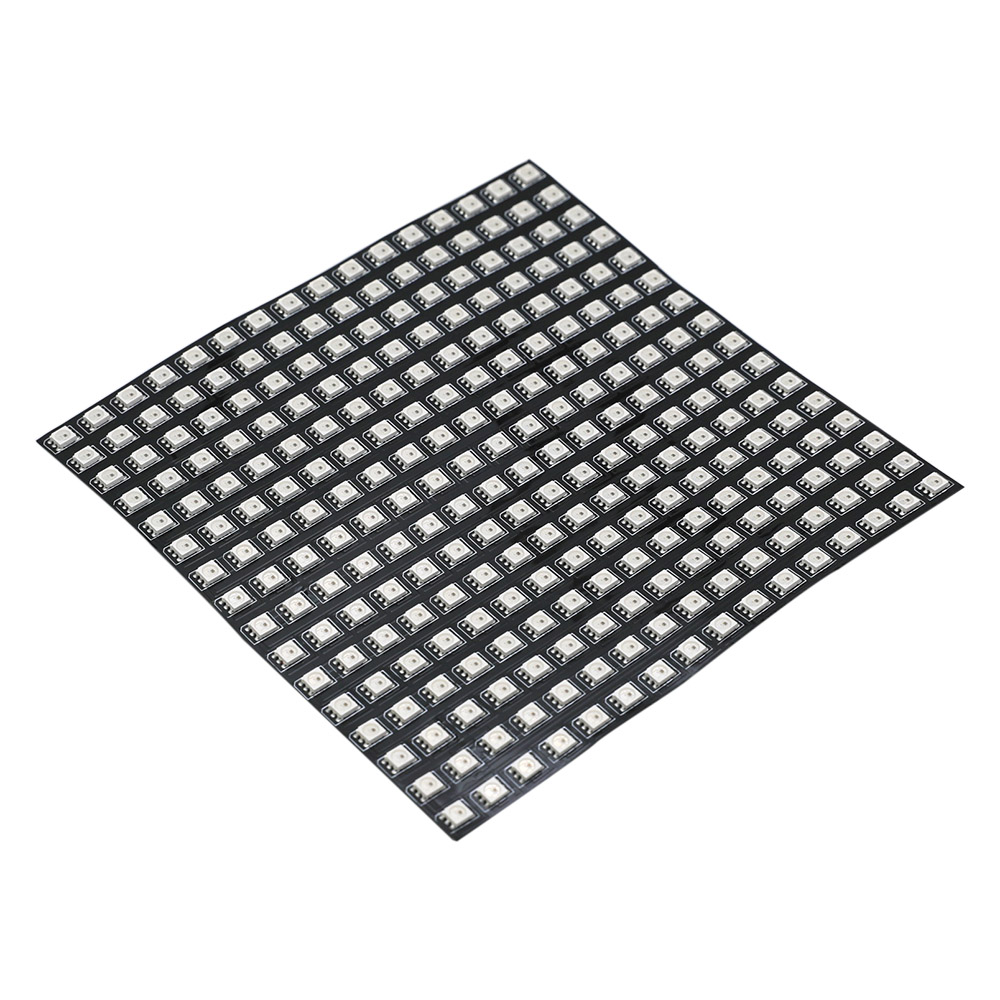 WS2815 12V 16x16 LED-Matrix RGB flexible LED-Bildschirmpaneele WS2815 12V 16x16 LED-Matrix RGB flexible LED-Bildschirmpaneele