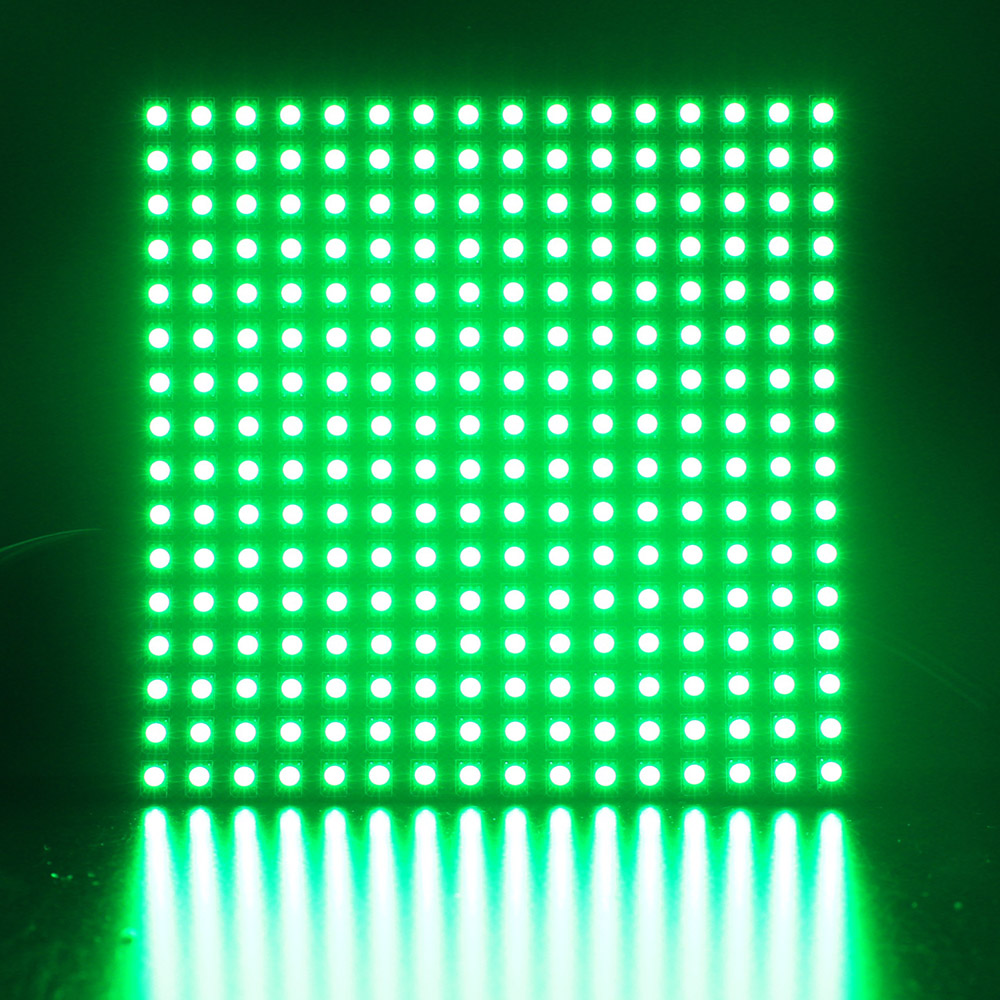 WS2815 12V 16x16 LED-Matrix RGB flexible LED-Bildschirmpaneele WS2815 12V 16x16 LED-Matrix RGB flexible LED-Bildschirmpaneele
