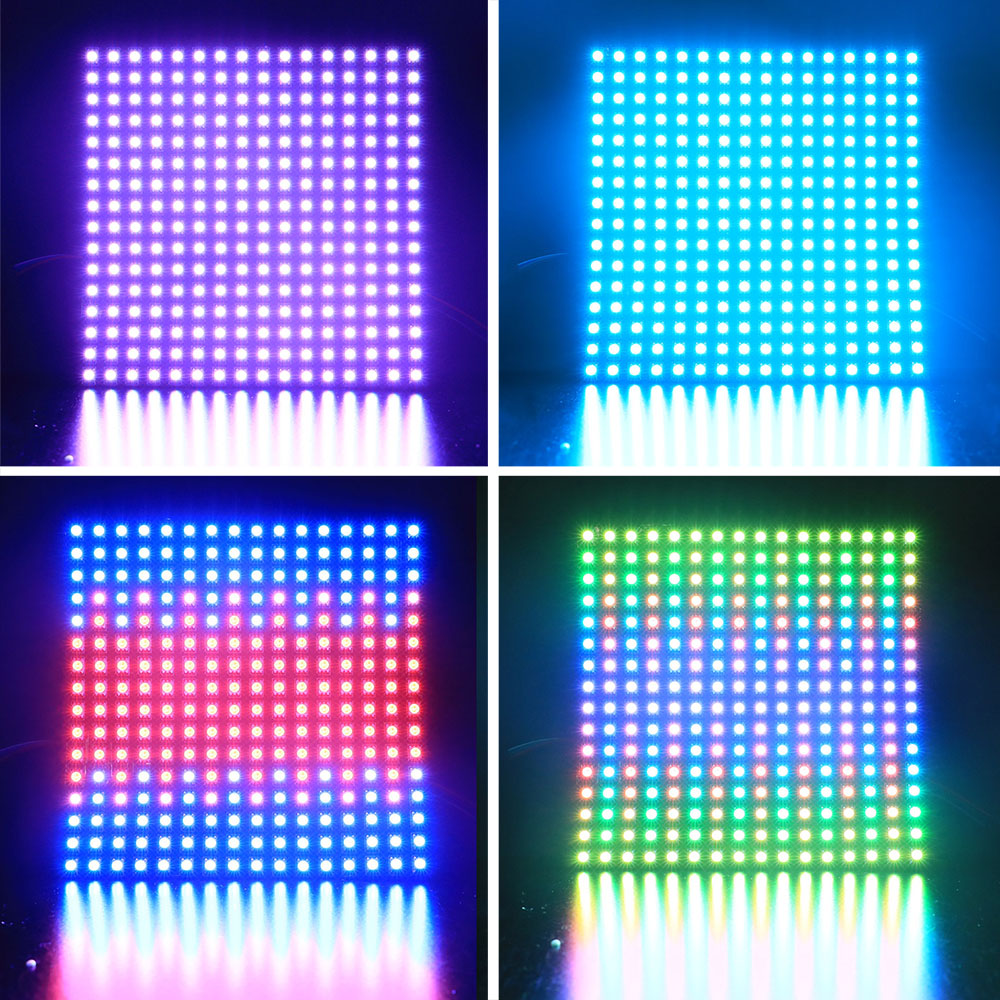 WS2815 12V 16x16cm LED Matrix RGB Flexible LED Screen Panels
