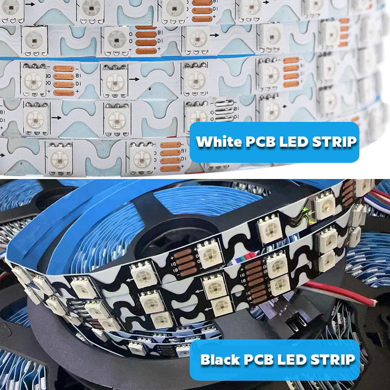 WS2815 ohýbatelné individuálně adresovatelné klikaté LED pásky WS2815 ohýbatelné individuálně adresovatelné klikaté LED pásky