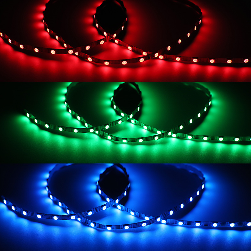 WS2815 Tenké 6mm 5050 RGB LED páskové světelné pásky