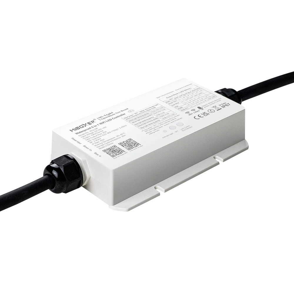 Vodotěsný LED WiFi ovladač 5v1 WL5-WP Vodotěsný LED WiFi ovladač 5v1 WL5-WP