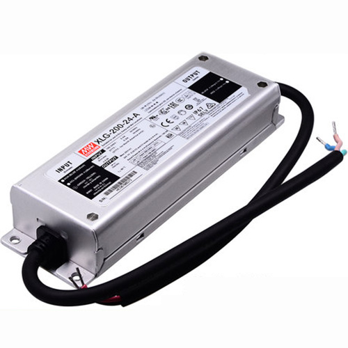 XLG-200-24-A 199.2 Watt AC100-305V Eingangsspannung Mean Well wasserdichtes DC24V UL-gelistetes LED-Netzteil