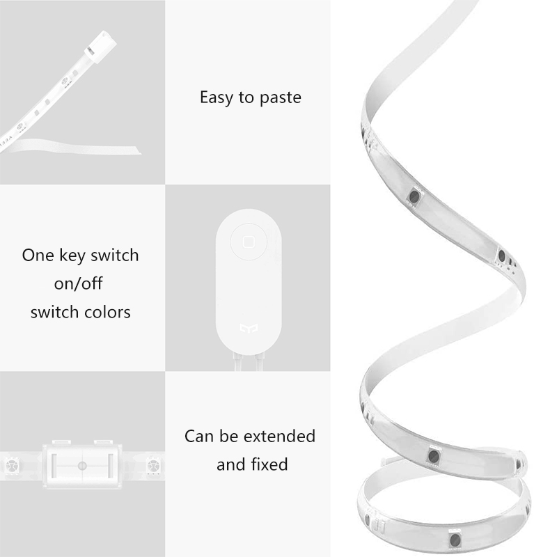 Yeelight Smart RGB LED páskové světlo měnící barvu Yeelight Smart RGB LED páskové světlo měnící barvu
