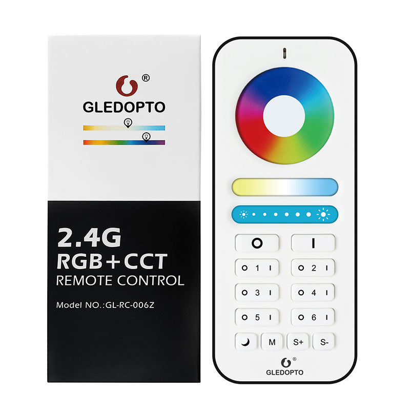 6 Zonen RGB+CCT 2.4G RF-Fernbedienung für RGBWW 6CH Zigbee LED-Streifenlichter oder Controller 6 Zonen RGB+CCT 2.4G RF-Fernbedienung für RGBWW 6CH Zigbee LED-Streifenlichter oder Controller