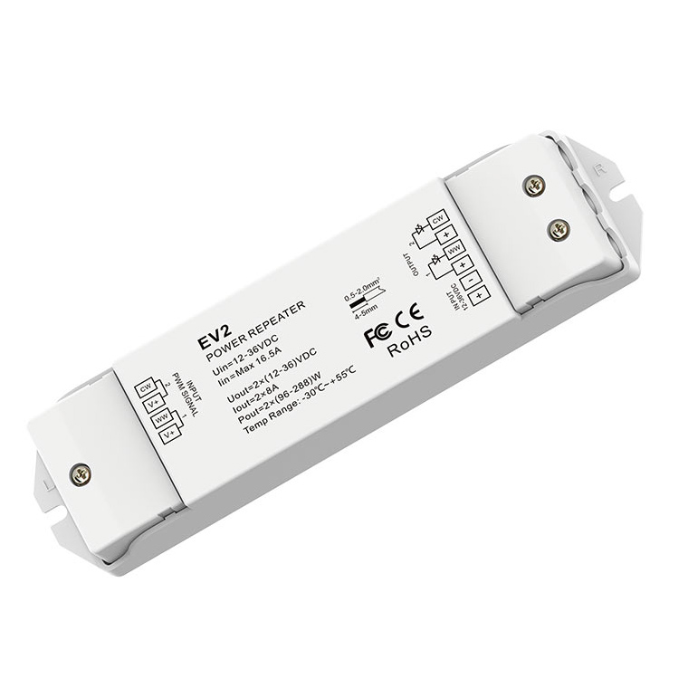 12-36VDC 2CH*8A Konstantspannungs-Power-Repeater EV2