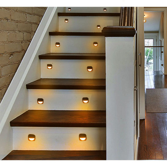 DC24V Mini-Einbaumontage 2700K 4000K 6000K Treppen-LED-Leuchten, 2 Stück/Packung DC24V Mini-Einbaumontage 2700K 4000K 6000K Treppen-LED-Leuchten, 2 Stück/Packung