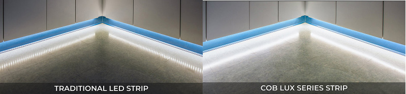 LED-Streifen VS COB-Streifen